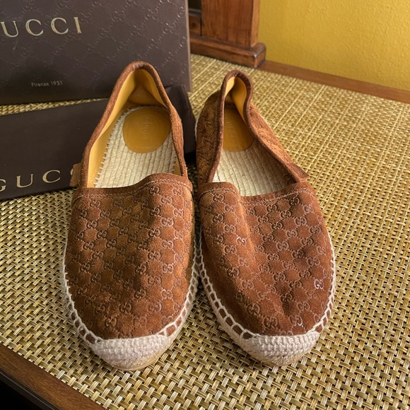 Authentic Ladies Gucci suede espadrilles - Picture 2 of 16